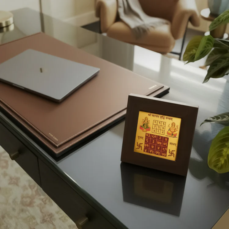 Pyrite Tortoise with Vyapar Vriddhi Yantra Combo for Wealth & Business Growth - Image 4