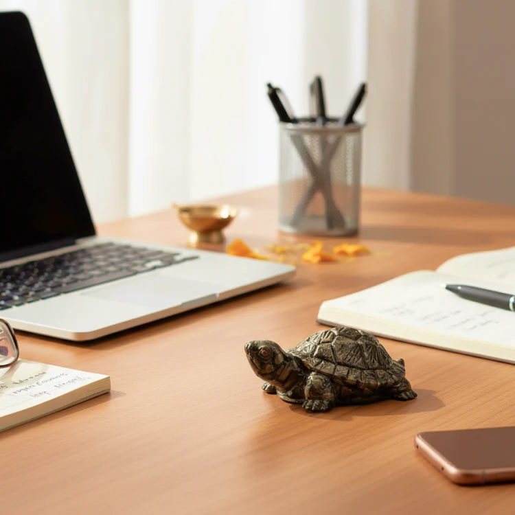 Pyrite Tortoise (Kachhua) for Money, Protection & Vastu - Image 4