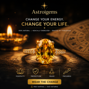 Lakshmi Fortune Citrine Ring